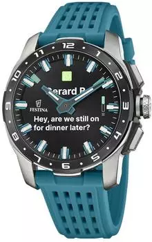 Festina Connected Full D Hybrid Smartwatch, Herren, analog-digital, 44mm (F23305/5)
