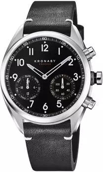 Kronaby Apex Hybrid-Herrenuhr, schwarz, 10 ATM (S3763/2)