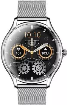 VALDUS VL55 Pro Smartwatch silber, AMOLED, Telefoniefunktion (VL55 Pro)