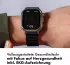 Knauermann PRO 4 Ultra Smartwatch schwarz, eckig, Silikonband (PRO 4 Ultra)
