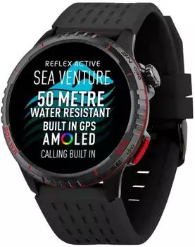 Reflex Active SeaVenture AMOLED GPS-Smartwatch 50m, schwarz (SeaVenture)