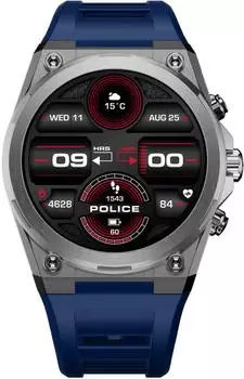 Police My.Avatar 2.0 Smartwatch Herren blau/orange (PEIUN00003X0)