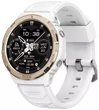 Maxcom FW100 Valkiria Smartwatch wei&szlig;, 1,3 Zoll AMOLED (B-8299)
