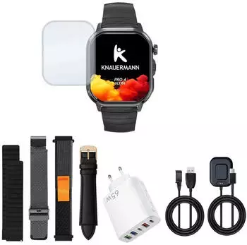 Knauermann Pro 4 Ultra eckig schwarz Premium