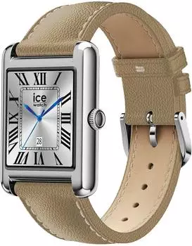 Ice Watch ICE smart TKS 2.0 Smartwatch silber/taupe, Lederarmband, Damen (025622)