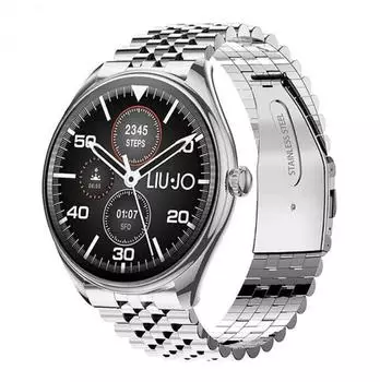 LIU Jo Slim Man Smartwatch Herren, Edelstahl, Touchscreen (SWLJ159)