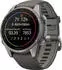 Garmin fenix® 9 43mm Kieselgrau/Titan mit Silikon-Armband