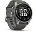 Garmin fenix® 9 43mm Kieselgrau/Titan mit Silikon-Armband