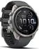 Garmin fenix® 9 Pro 47mm Titan mit Silikon-Armband Graphit/Schwarz LTE