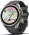 Garmin fenix® 9 Pro 47mm Titan mit Silikon-Armband Graphit/Schwarz LTE