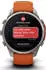 Garmin fenix® 9 Pro 47mm Titan mit Silikon-Armband Autumn Orange/Spark Orange LTE