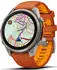 Garmin fenix® 9 Pro 47mm Titan mit Silikon-Armband Autumn Orange/Spark Orange LTE