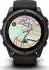 Garmin fenix® 9 51mm Schwarz/Carbongrau DLC Titan mit Silikon-Armband