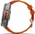Garmin fenix® 9 Pro 51mm Titan mit Silikon-Armband Autumn Orange/Spark Orange LTE