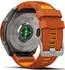 Garmin fenix® 9 Pro 51mm Titan mit Silikon-Armband Autumn Orange/Spark Orange LTE