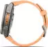 Garmin fenix® 9 Pro 43mm Titan mit Silikon-Armband Shell Pink/Autumn Orange LTE