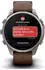 Garmin fenix® 9 Pro 47mm Titan mit Leder-Armband Walnuss LTE
