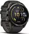 Garmin fenix® 9 Pro 51mm Carbongrau DLC Titan mit Silikon-Armband Schwarz/Kieselgrau LTE