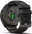 Garmin fenix® 9 Pro 51mm Carbongrau DLC Titan mit Silikon-Armband Schwarz/Kieselgrau LTE