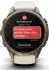 Garmin fenix® 9 Pro 43mm Autumn Gold Titan mit Silikon-Armband Creme/French Gray LTE