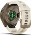 Garmin fenix® 9 Pro 43mm Autumn Gold Titan mit Silikon-Armband Creme/French Gray LTE