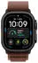 Apple Watch Ultra 4 Titanium Black Alpine Loop Burgundy Large