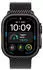 Apple Watch Ultra 4 Titanium Black Milanese Loop Black Large