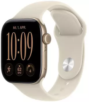 Apple Watch Series 12 GPS 42mm Light Gold Aluminium Sand Sport Band S/M