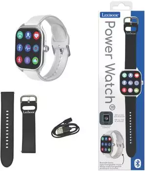 Lexibook Power Watch Kinder-Smartwatch Bluetooth, iOS & Android (DMW075)