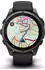 Garmin fenix® 9 47mm Schwarz/Carbongrau DLC Titan mit Silikon-Armband
