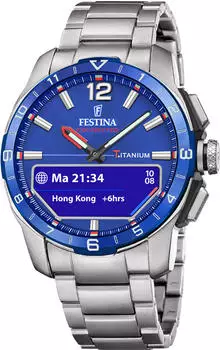 Festina Connected D Hybrid-Smartwatch Herren Titan (F23000/G)