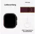 Apple Watch Ultra 4 Titanium Black Trail Loop Burgundy M/L