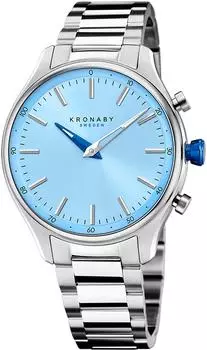 Kronaby Sekel S3782 Hybrid Smartwatch blau/silber (S3782/3)