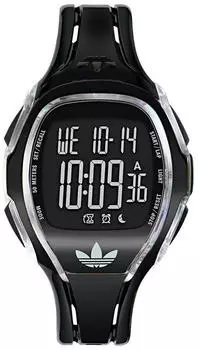 Adidas Athletics One Digitaluhr, Unisex, Kunststoff schwarz (AOFH26027)
