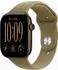 Apple Watch Series 12 (GPS + Cellular) 46mm Aluminium dunkelbronze mit Sportarmband M/L oliv (MJGE4ZR/A)