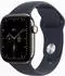 Apple Watch Series 12 (GPS + Cellular) 42mm Titan natur mit Sportarmband M/L navyblau (MJGG4ZR/A)