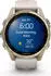 Garmin Fenix 8 43mm Sapphire soft gold/fog grey-dark sandstone silicone (010-02903-11)