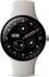 Google Pixel Watch 4 (LTE) 45mm Polished Silver mit Sportarmband Porcelain