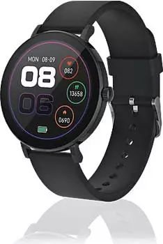 PEAQ PSW 200-BK Smartwatch schwarz