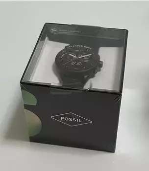 Fossil Gen 6 Smartwatch Wellness Edition Black Silicone (FTW4069)