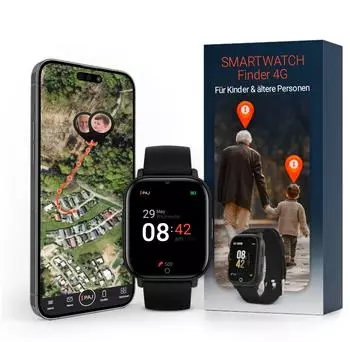PAJ GPS Smartwatch Finder 4G schwarz (9058)