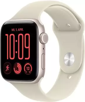 Apple Watch SE 3 Aluminium 44mm GPS + Cellular, polarstern (MJLL4ZR/A)
