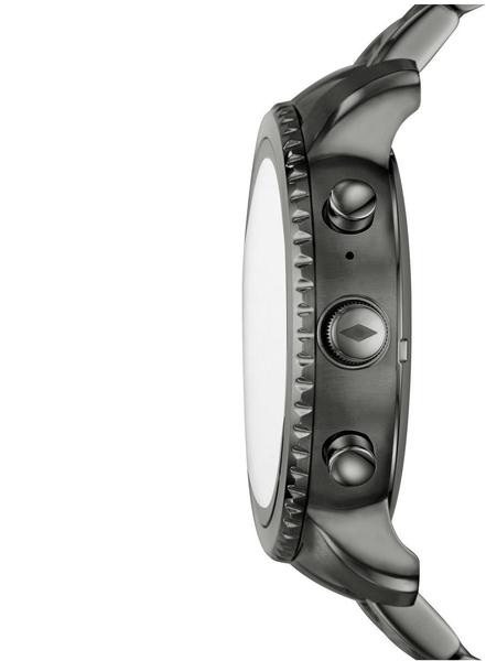 Android Smartwatch Armband & Ausstattung Fossil Q Explorist Edelstahl grau
