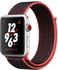 Apple Watch Series 3 Nike+ GPS + Cellular Silber 38mm Bright Crimson/Schwarz Sport Loop