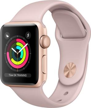 Apple Watch Series 3 GPS Gold 38mm Pink Sand Sport Band