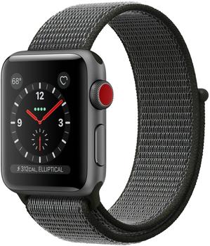 Apple Watch Series 3 GPS + Cellular Space Gray Aluminium 38mm Dark Olive Sport Loop