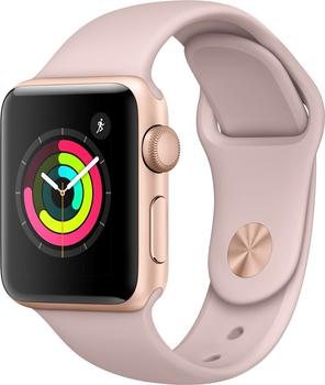 Apple Watch Series 3 GPS + Cellular Gold Aluminium 38mm Pink Sand Sport Band