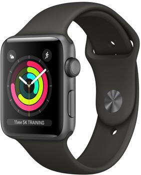 Apple Watch Series 3 GPS Space Gray 42mm Gray Sport Band
