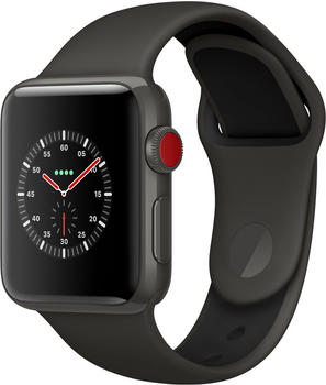 Apple Watch Edition Series 3 Gray 38mm Gray/Black Sport Band