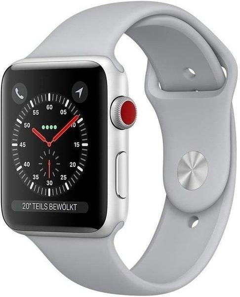 Apple Watch Series 3 GPS + Cellular Silver Aluminium 38mm Fog Sport Band